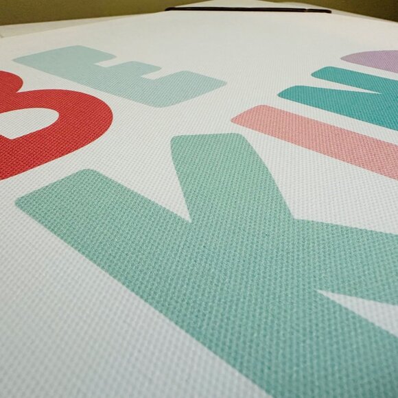 Be Kind Inspirational Wrapped Canvas Wall Art Print - Picture 9 of 9